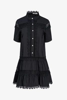 Lace Trim Dress | Ema&Carla