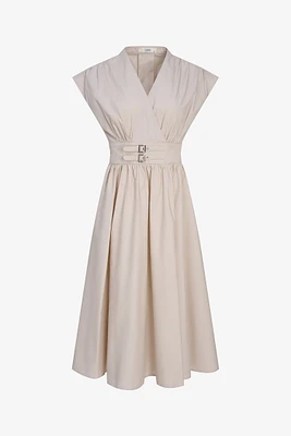 Belted Cotton Dress | Ema&Carla