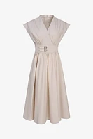 Belted Cotton Dress | Ema&Carla