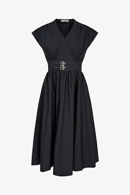 Belted Cotton Dress | Ema&Carla