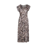 Astrid — Robe longue tissée pour femme Leo