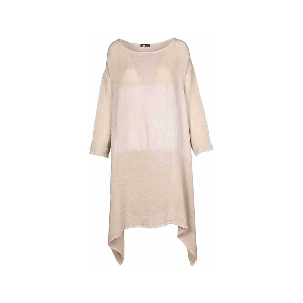 M Made italy — Women's Woven Long Sleeve Dress