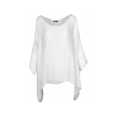 M Made Italy — Tunique tissée à manches 3/4 pour femme