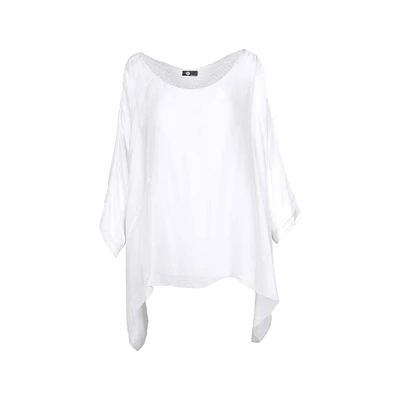 M Made Italy — Tunique tissée à manches 3/4 pour femme
