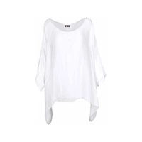 M Made Italy — Tunique tissée à manches 3/4 pour femme