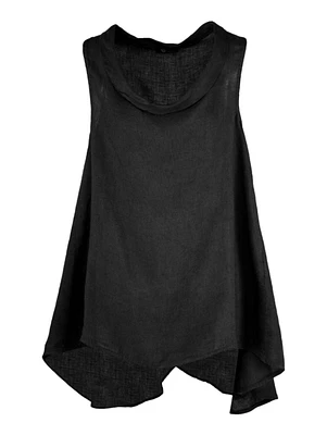 M Made Italy – Ladies Woven Sleeveless Tunic