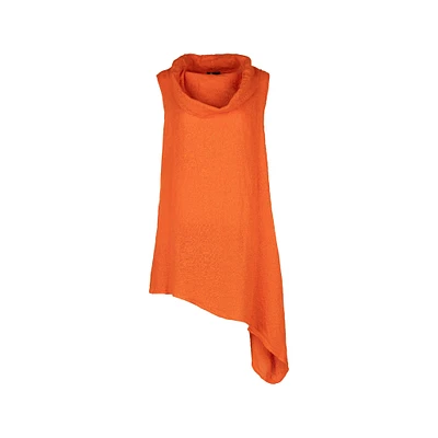M Made Italy — Tunique tissée sans manches pour femme