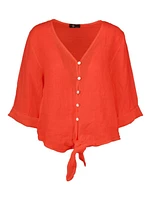 M Made Italy – Ladies Woven Shirt