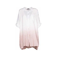 M Made Italy — Chemise tissée à manches 3/4 pour femme