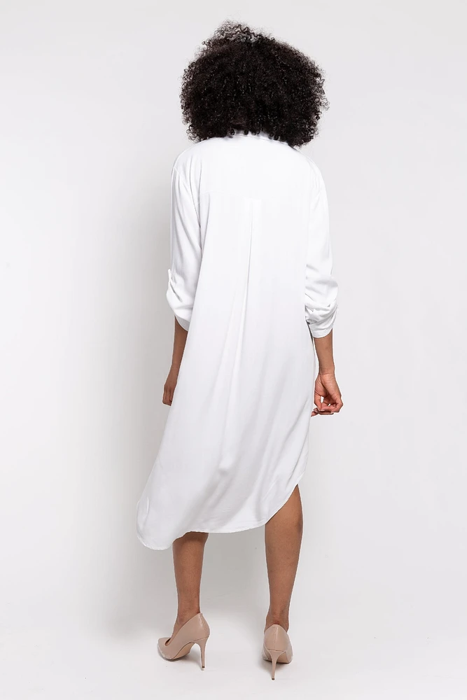 Women's Woven Long Sleeve Shirt | M Made Italy