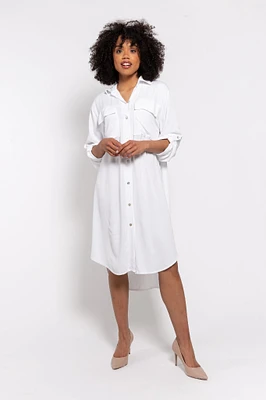 Women's Woven Long Sleeve Shirt | M Made Italy