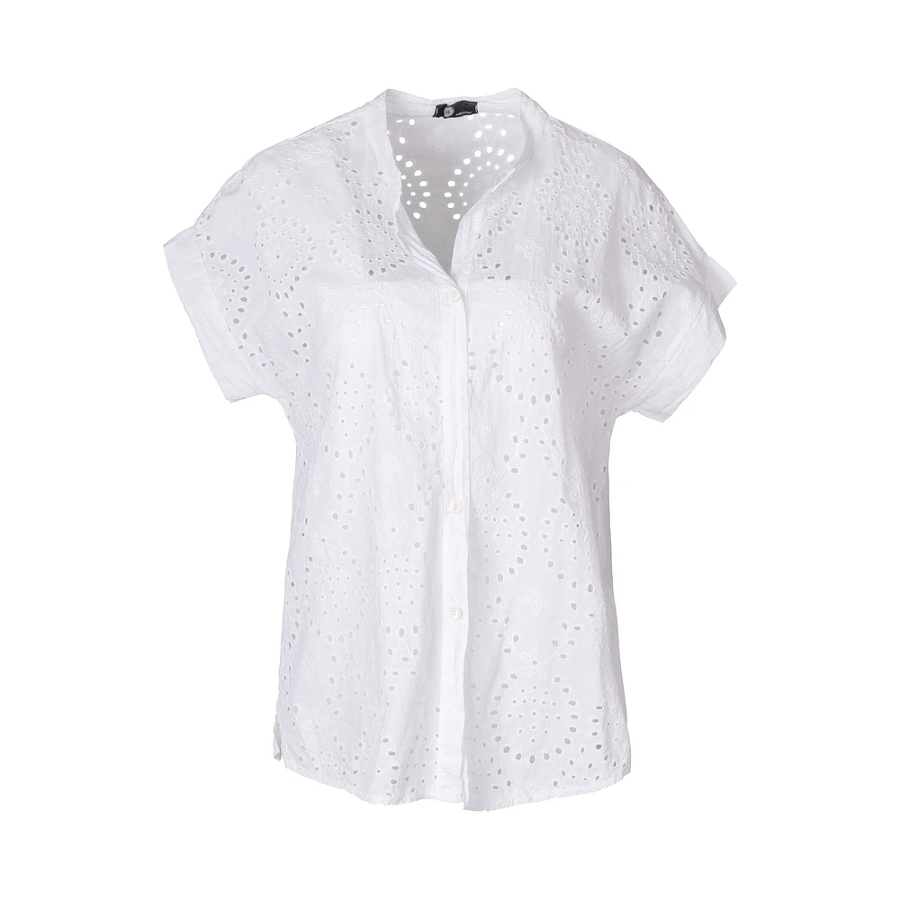 Chemise tissée pour femme
