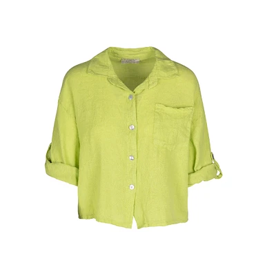 Astrid — Women's Woven Button-Up Shirt