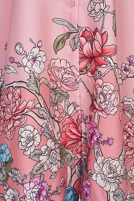 Robe chemise fleurie | Ema&Carla