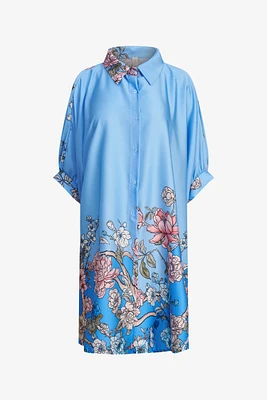 Robe chemise fleurie | Ema&Carla