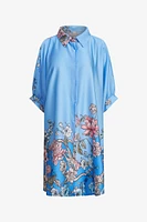 Robe chemise fleurie | Ema&Carla