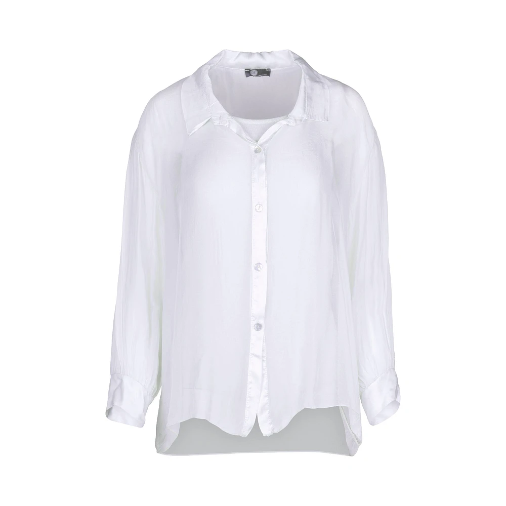 Chemise tissée pour femme