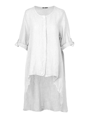 M Made Italy – Chemise tissée pour femme