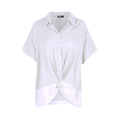 Chemise tissée pour femme