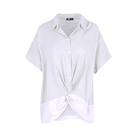Chemise tissée pour femme