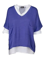 M Made Italy – Chemise tissée pour femme
