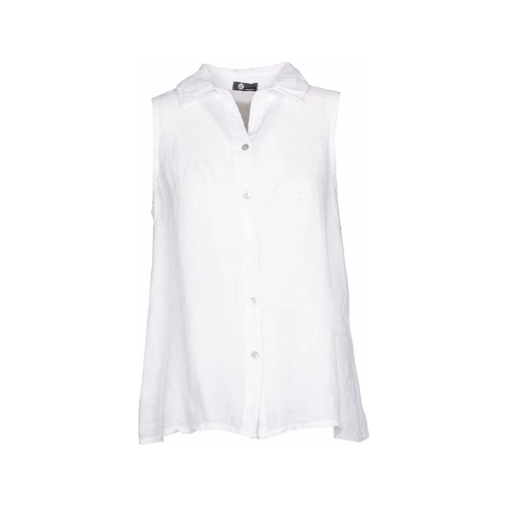 M Made italy — Women's Woven Sleeveless Shirt