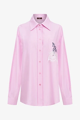Chemise à détails en dentelle | Ema&Carla