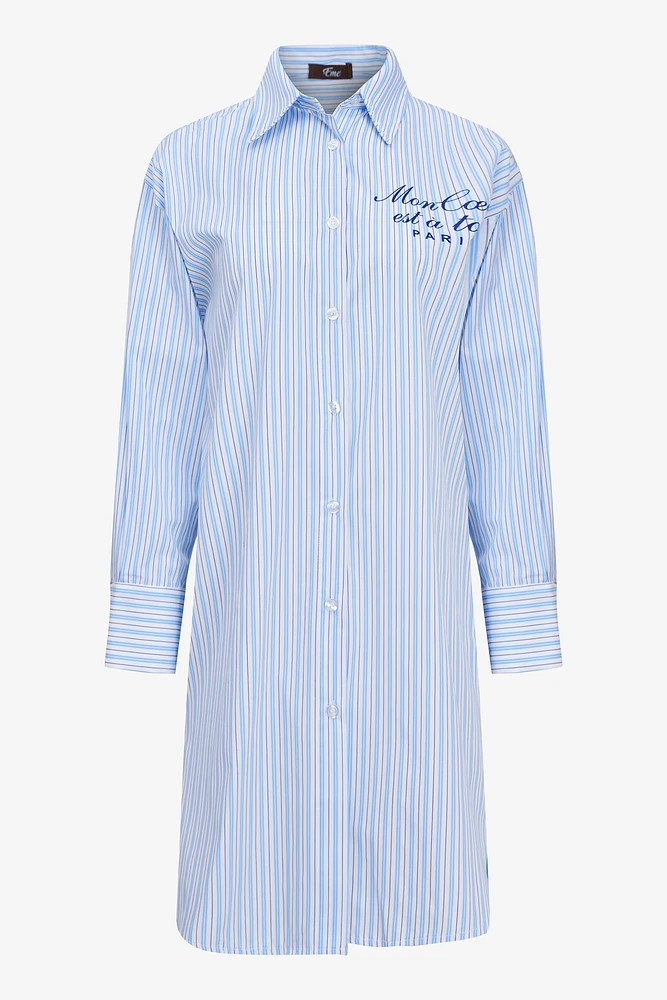 Striped Shirt Dress | Ema&Carla
