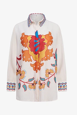 Chemise bohème brodée | Ema&Carla