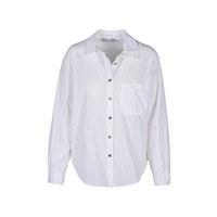 Astrid — Chemise boutonnée tissée pour femme