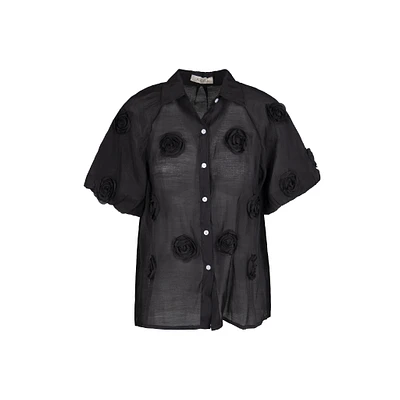 Astrid | Women's Woven Button-Up Shirt