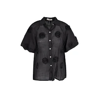 Astrid | Women's Woven Button-Up Shirt