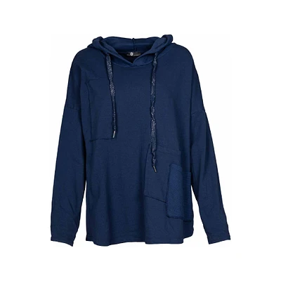 M Made italy — Women's Woven Long Sleeve Hoodie