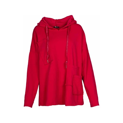M Made italy — Women's Woven Long Sleeve Hoodie