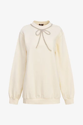 Bow Detail Sweatshirt | Ema&Carla