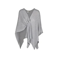 Astrid — Poncho chaud en tricot pour femme