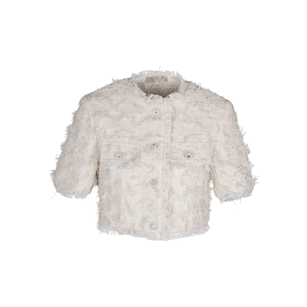 Astrid — Veste habillée tissée pour femme