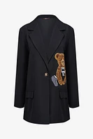 Blazer à patch ours | Ema&Carla