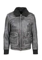 Freaky Nation – Men's Leather Blouson Used Grey