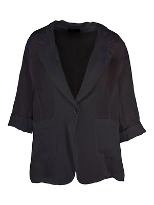 M Made Italy – Ladies Woven Blazer