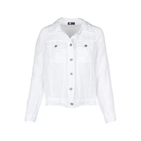 M Made Italy — Veste tissée à manches longues pour femme