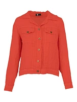 M Made Italy – Ladies Woven Blazer