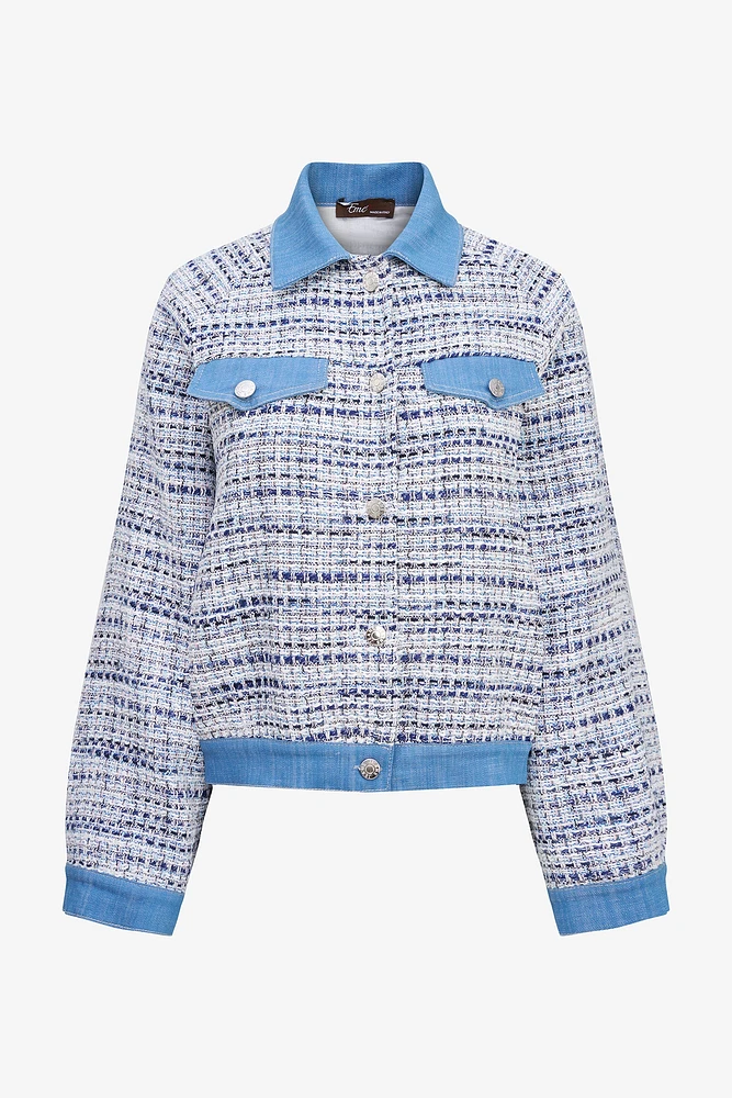 Veste en jean tweed | Ema&Carla