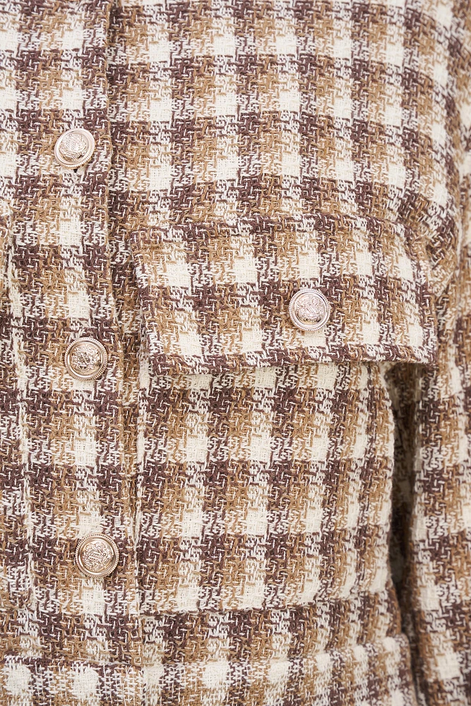 Veste en tweed à carreaux | Ema&Carla