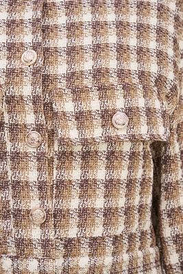 Veste en tweed à carreaux | Ema&Carla