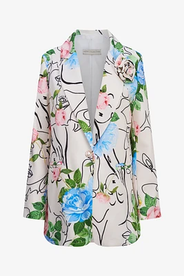 Blazer fleuri | Ema&Carla