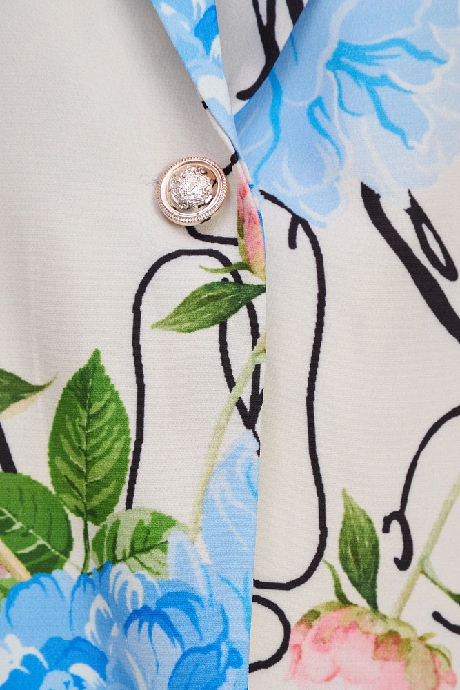 Blazer fleuri | Ema&Carla