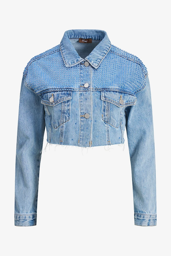 Studded Denim Jacket | Ema&Carla