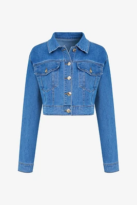 Cropped Denim Jacket | Ema&Carla
