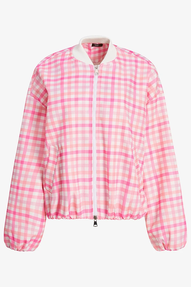 Checkered Bomber Jacket | Ema&Carla